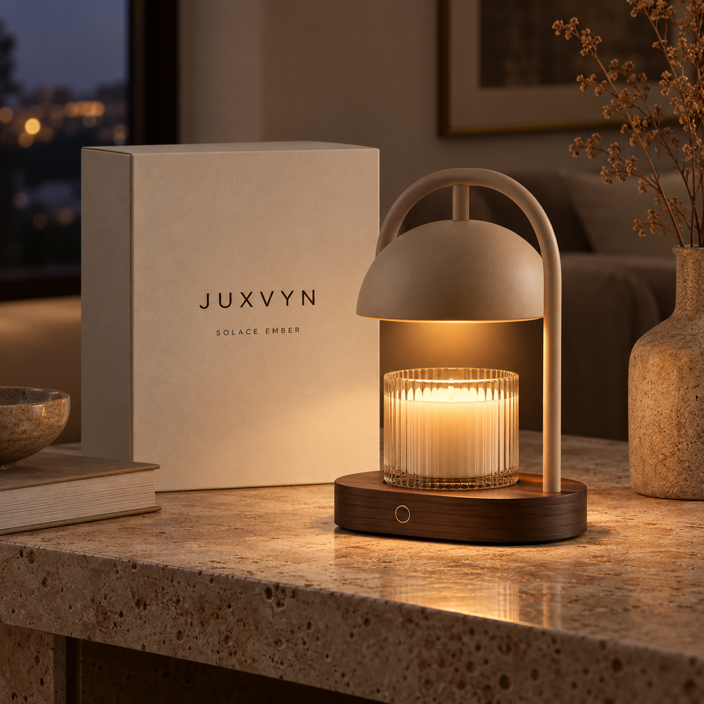 JUXVYN Solace Ember Candle Warmer Lamp