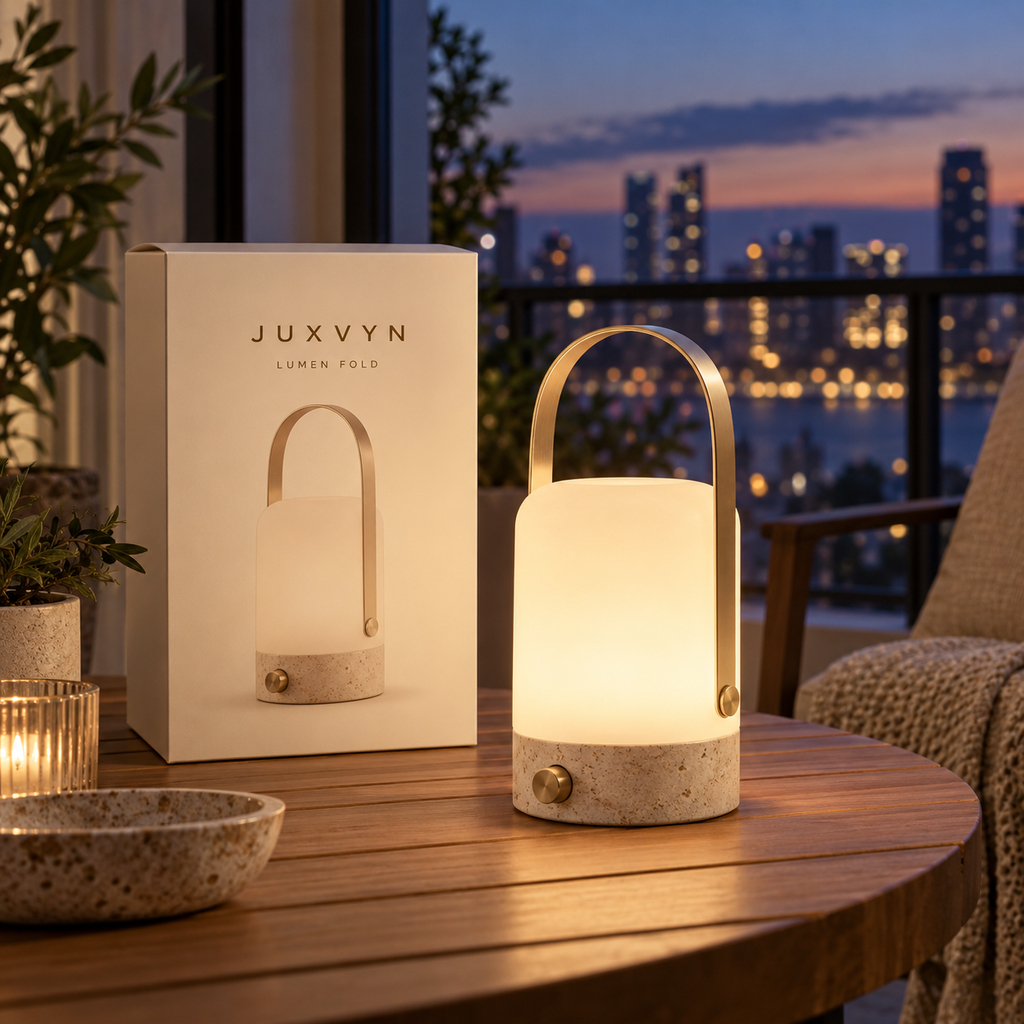 JUXVYN Lumen Fold Rechargeable Ambient Lantern