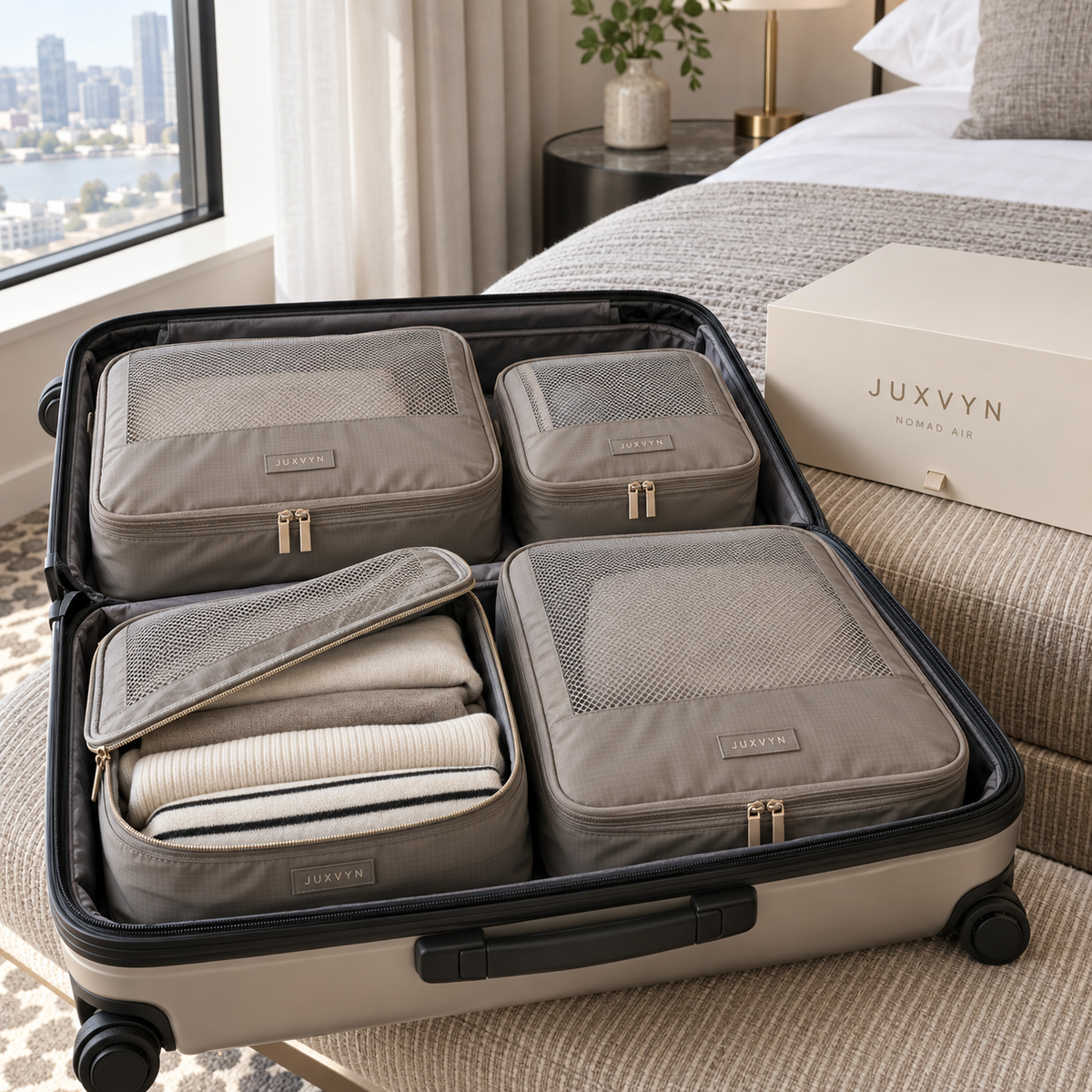 JUXVYN Nomad Air Compression Packing Cubes