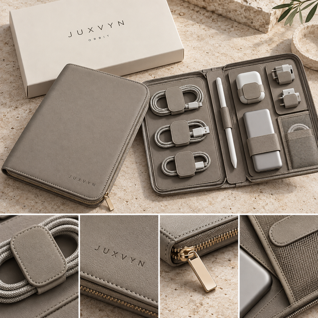JUXVYN Orbit Magnetic Tech Organizer