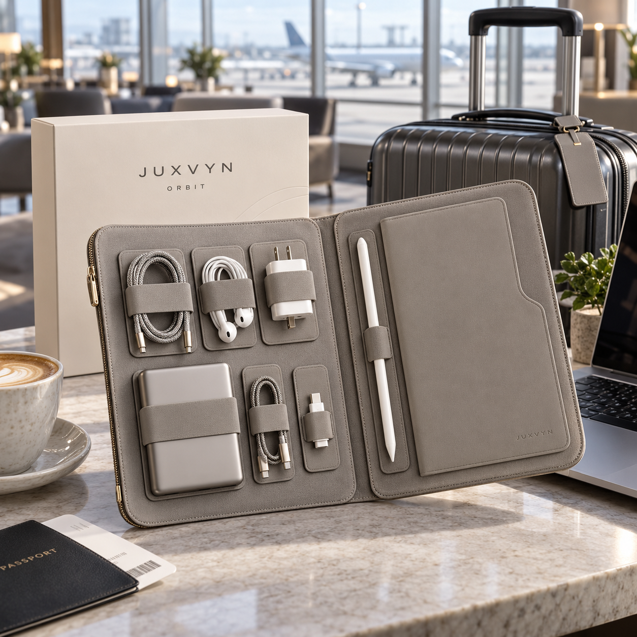 JUXVYN Orbit Magnetic Tech Organizer